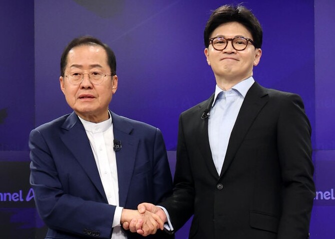 <b>홍준표</b> "깐족대니 참겠나"…<b>한동훈</b> "아부한 사람이 계엄 책임"