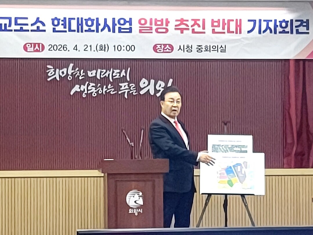 안양교도소 의왕이전에 의왕시 뿔났다....