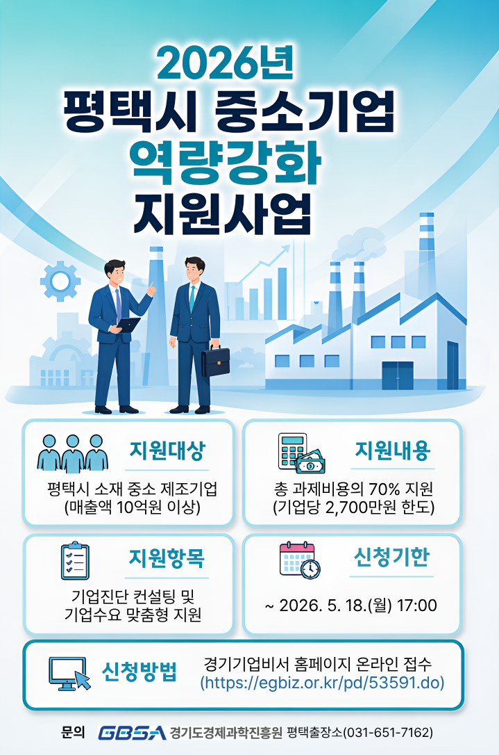 경과원, 평택시 중소기업 역량강화 사...