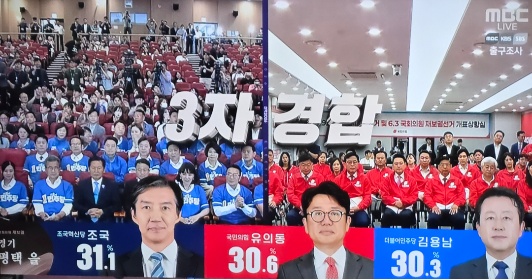 전국 최대 격전지 평택을, 유의동 당...