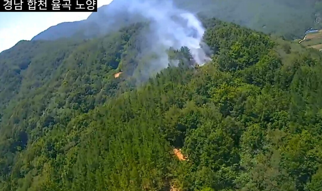 합천군 노양리 산불 1시간22분 만에...