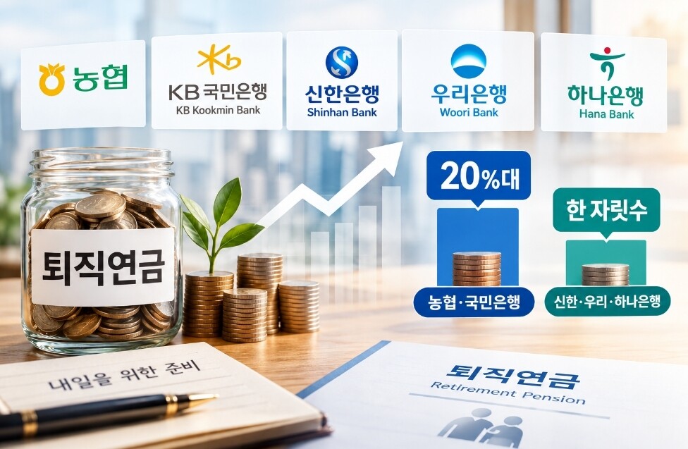 농협·국민 20%대 vs 신한·하나·...