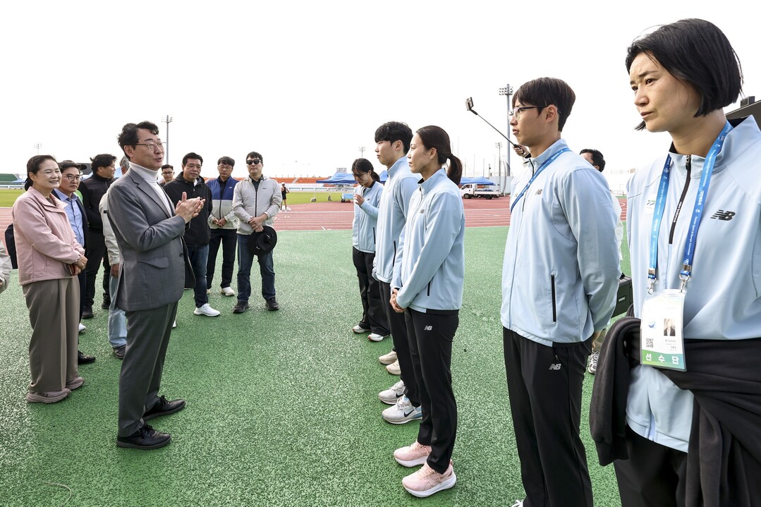 정명근 화성시장, 제주 전국체전서 &...